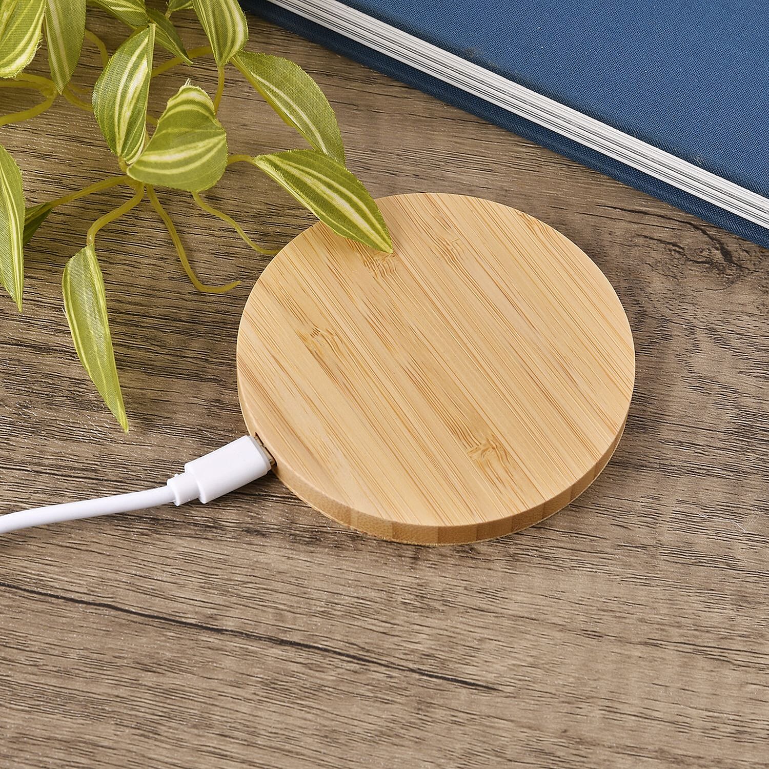 Bamboo Wireless Charger (15W)  - Round