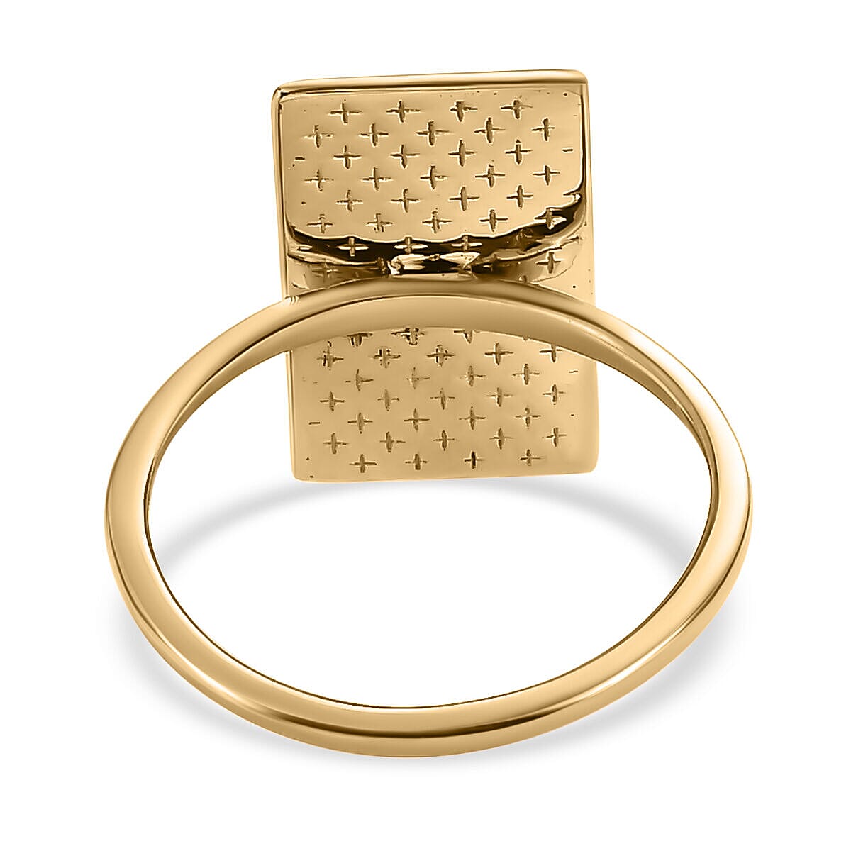 18K Yellow Gold Bar Ring