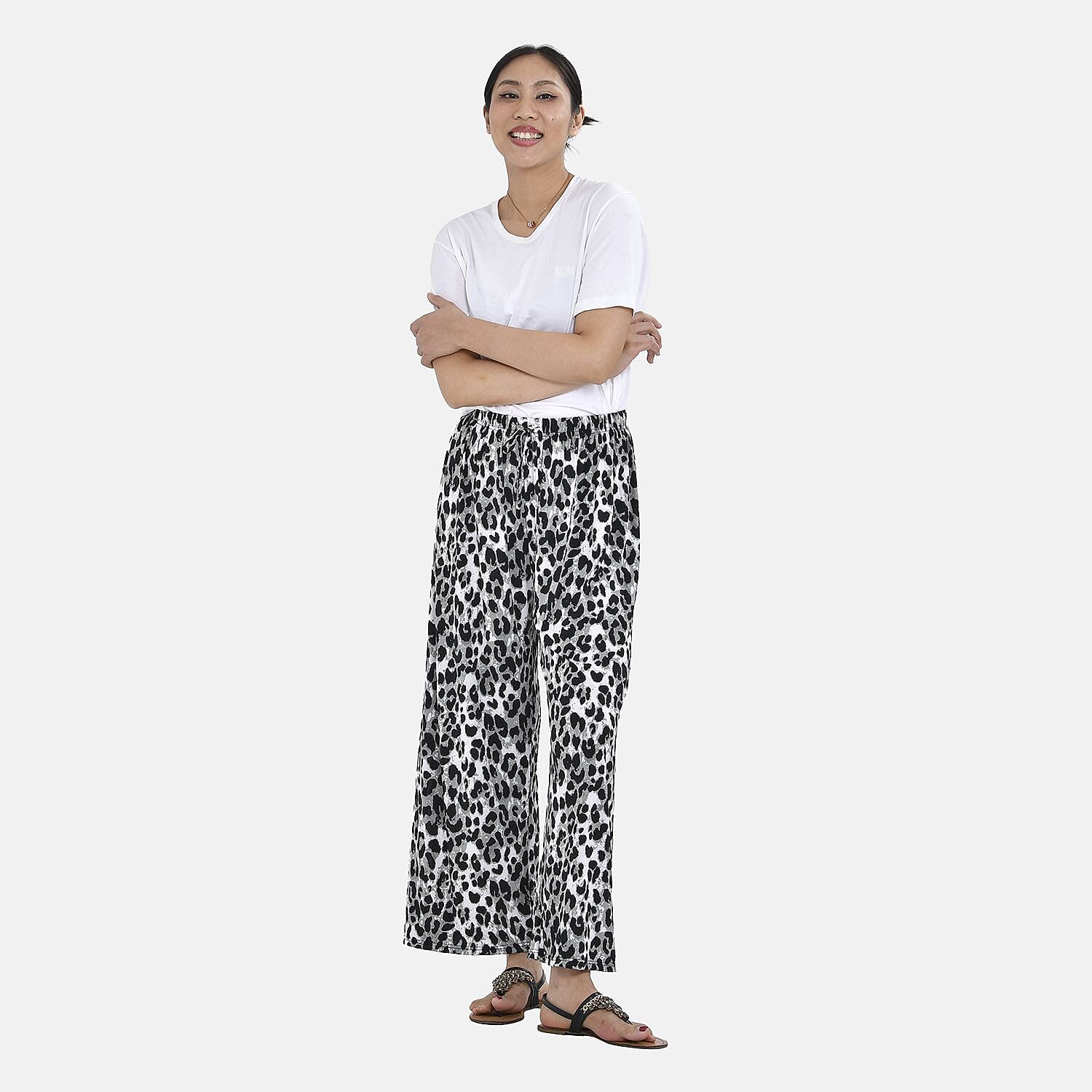 DOD - TAMSY Jersey Stretchable Trousers (One Size,8-16) - Classic Black