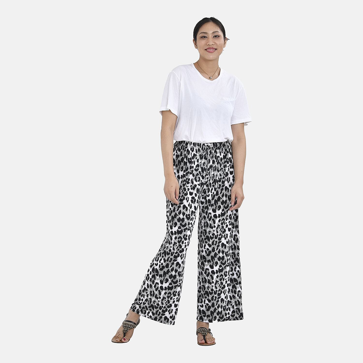 DOD - TAMSY Jersey Stretchable Trousers (One Size,8-16) - Classic Black