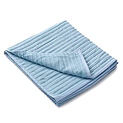 Cotton Patterned Bath Towel (Size 76x152 cm) - Orange