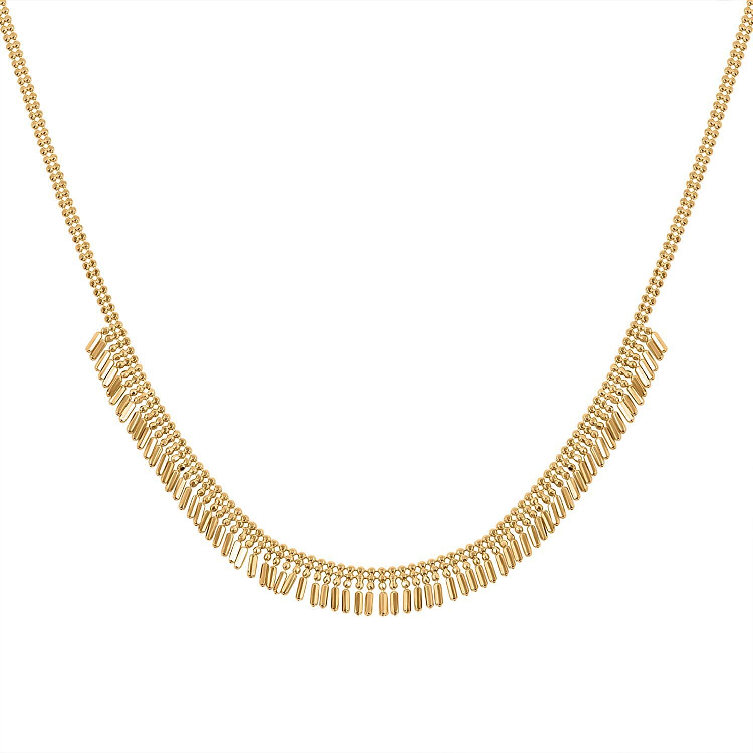 Hatton Garden Close Out - 9K Yellow Gold Cleopatra Necklace (Size - 20), Gold Wt. 6.02 Gms.