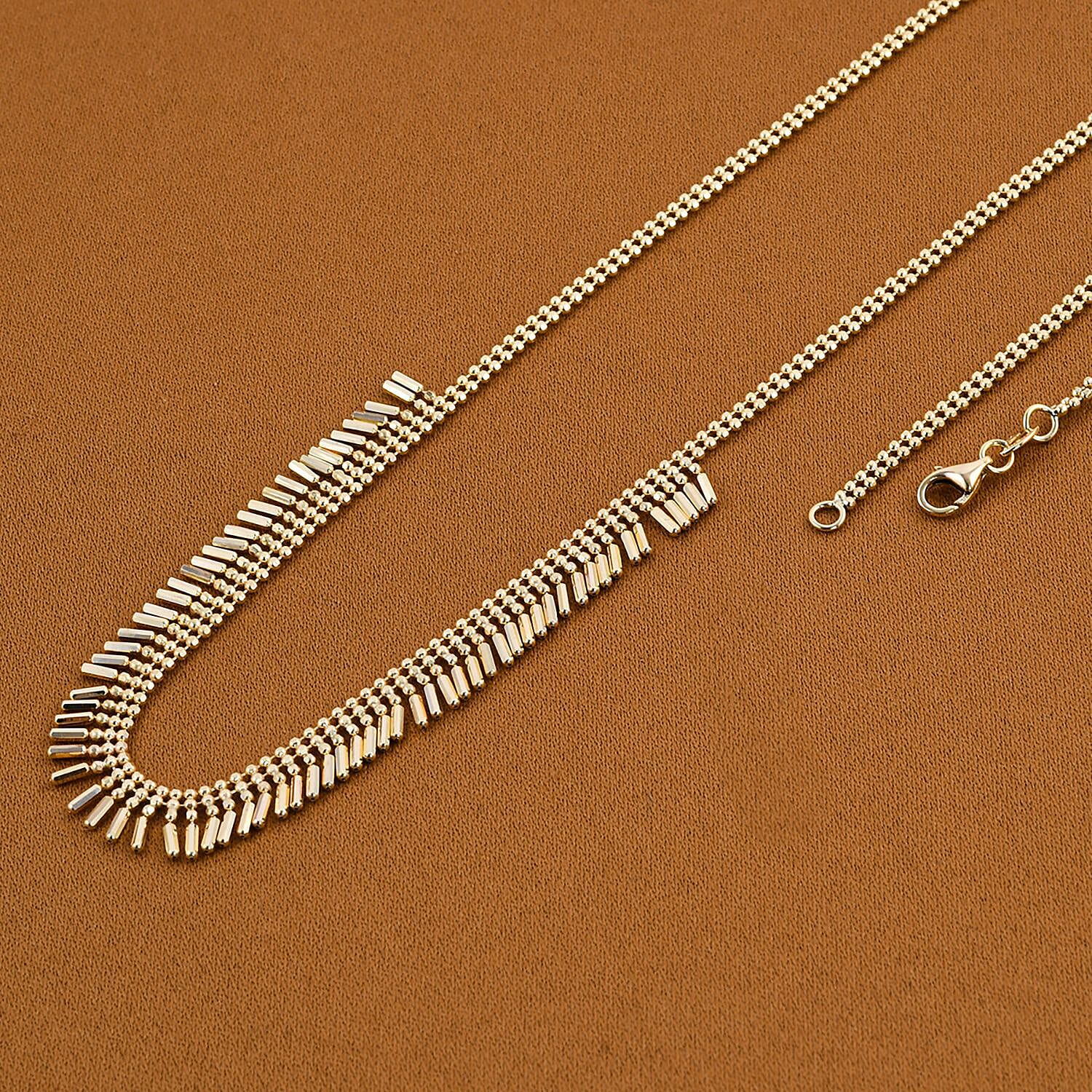 Hatton Garden Close Out - 9K Yellow Gold Cleopatra Necklace (Size - 20), Gold Wt. 6.02 Gms.