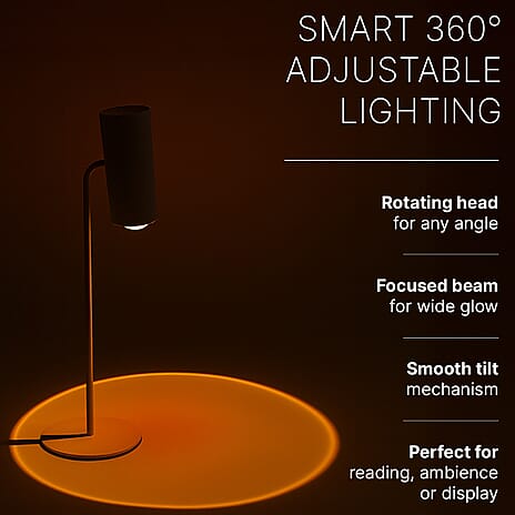 Multi Functional Rechargeable Small LED Lamp (Battery 2000mAh, Working Time - 10-15 hours) - White
