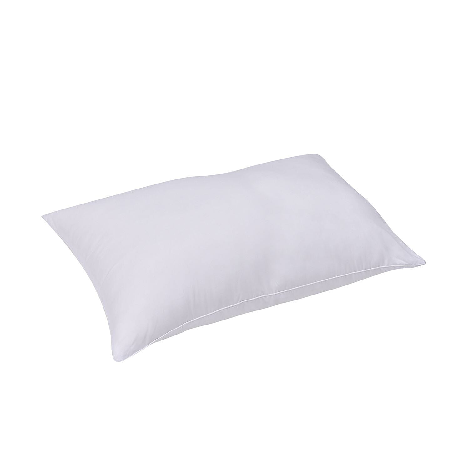 MEGA VALUE DEAL - Set of 2 Luxury Down Alternative Filled Premium Bounce Back Pillows