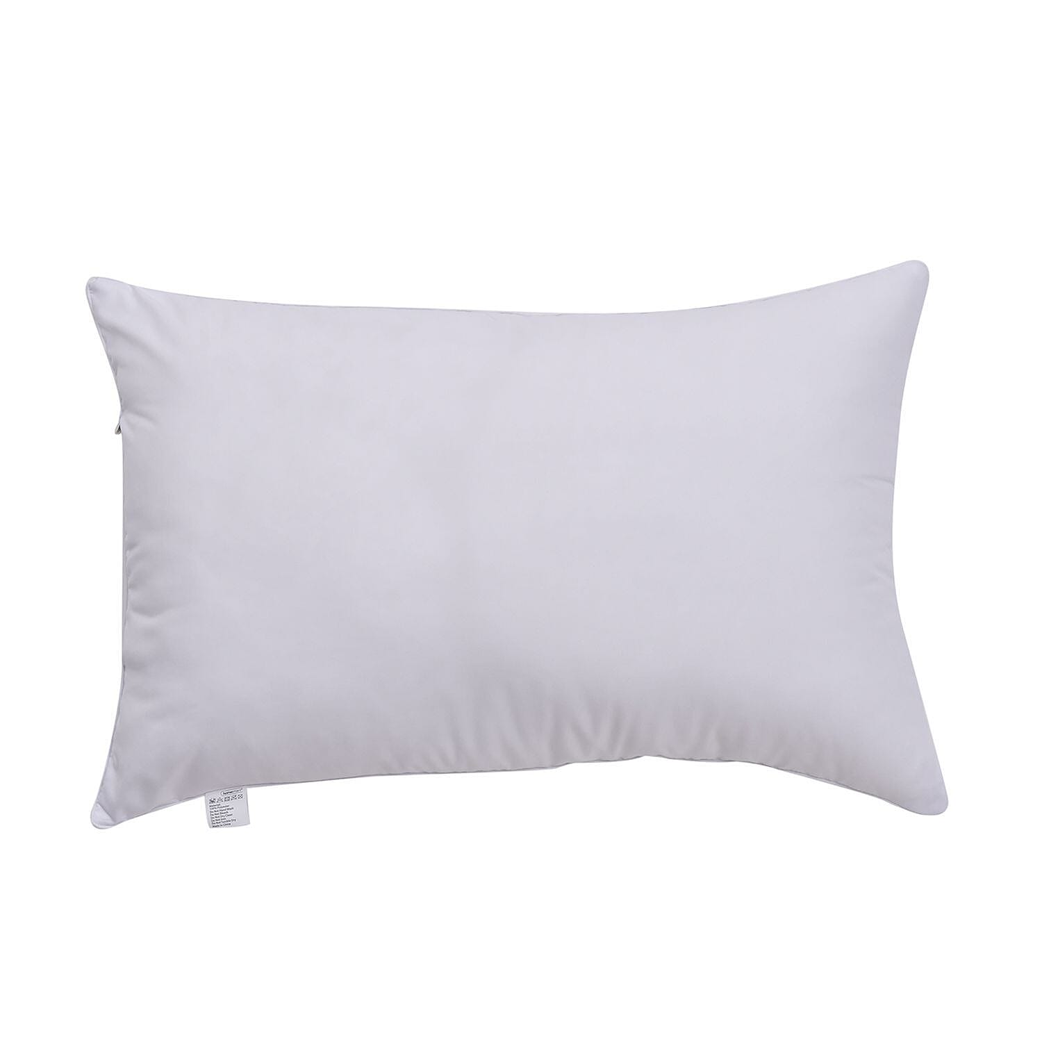 MEGA VALUE DEAL - Set of 2 Luxury Down Alternative Filled Premium Bounce Back Pillows