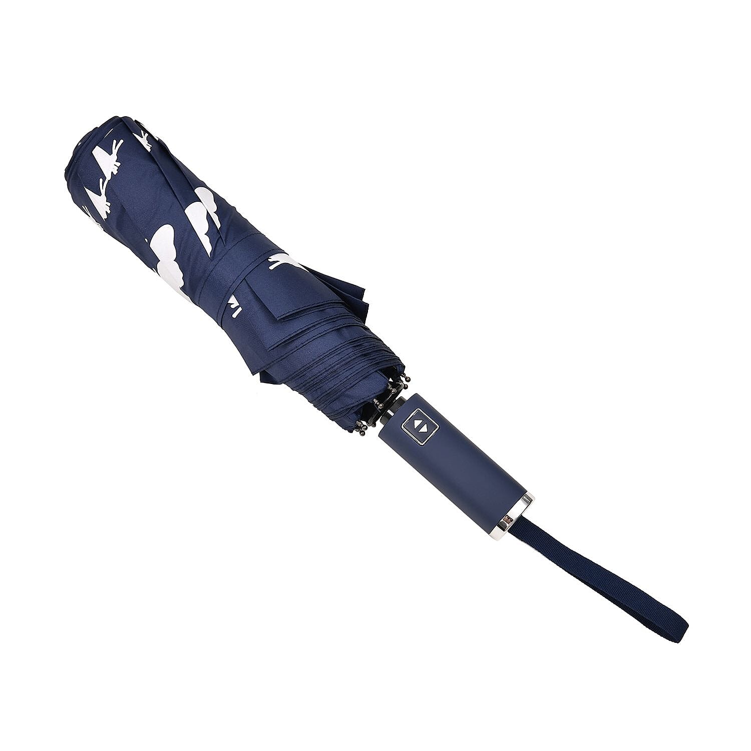 Colour Changing Butterfly Pattern Auto Open - Close Umbrella - Blue