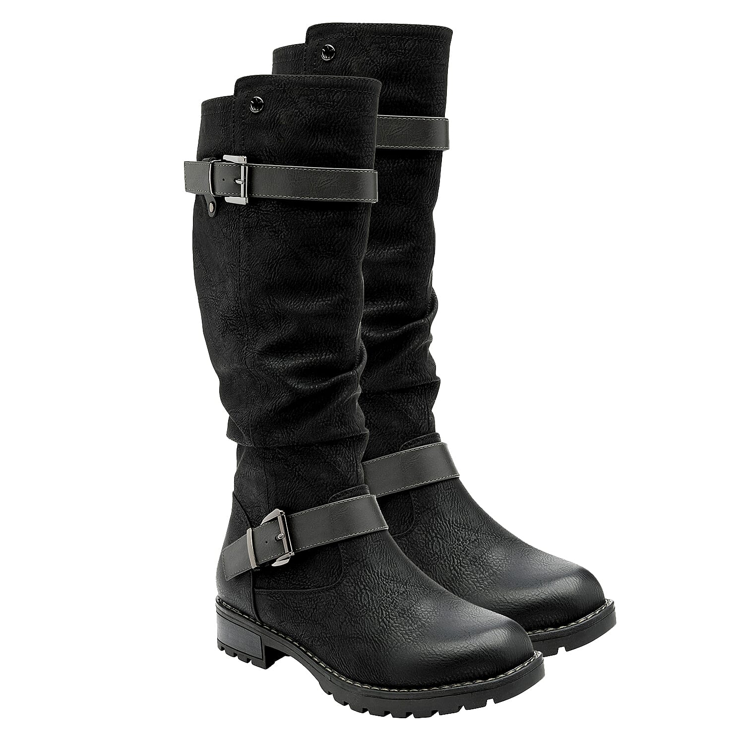 LOTUS Robin Women Boots - Black and Grey