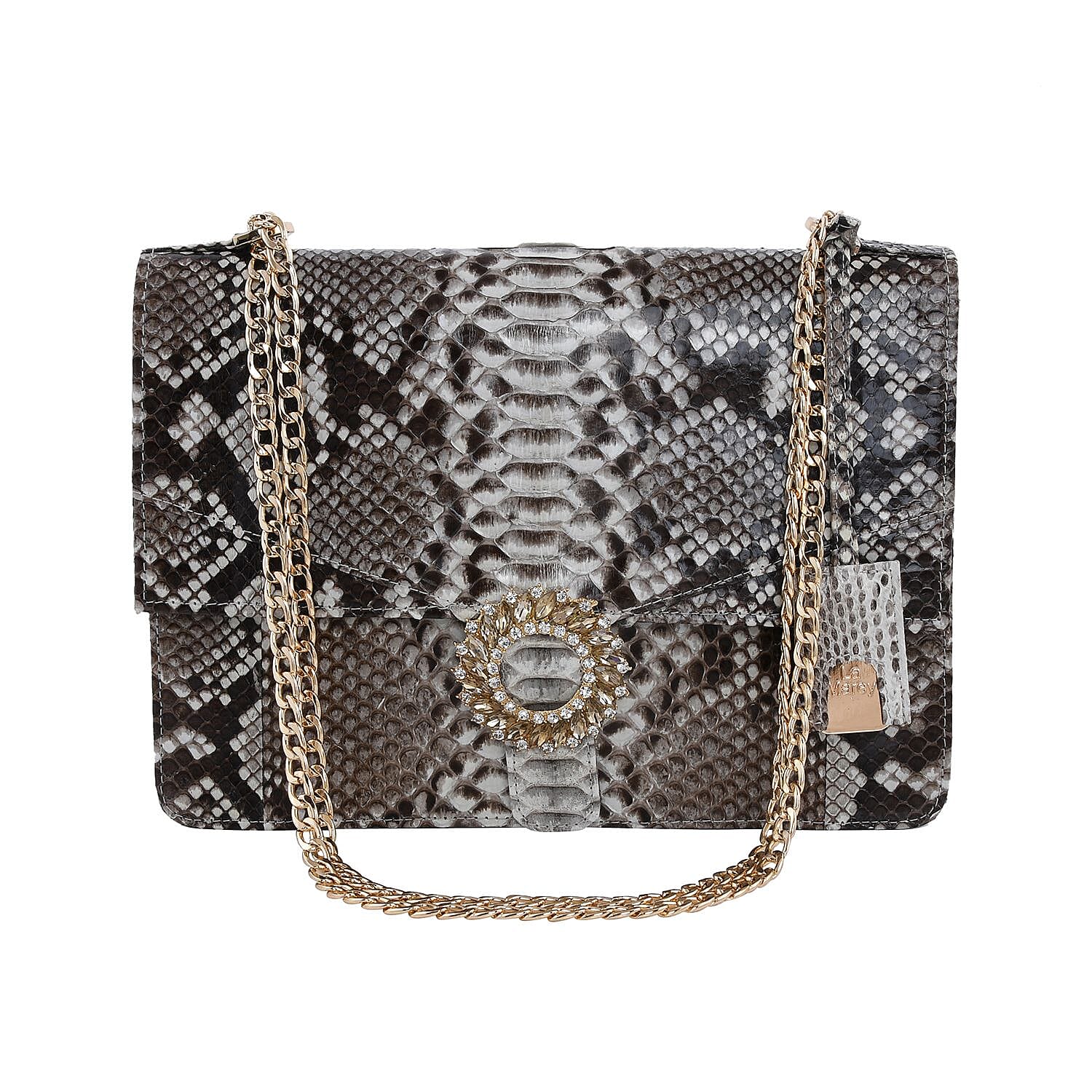 Snakeskin messenger sale bag