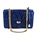 La Marey Python Leather Crossbody Bag - Black