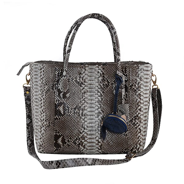  Real Python Snakeskin Purse Handbag Women Evening