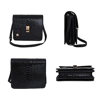 https://tjcuk.sirv.com/Products/73/2/7323934/LA-MAREY-100-Genuine-Python-Leather-Bag-with-Adjustable-Shoulder-Strap_7323934_1.jpg?w=342&h=342
