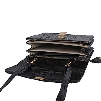 https://tjcuk.sirv.com/Products/73/2/7323934/LA-MAREY-100-Genuine-Python-Leather-Bag-with-Adjustable-Shoulder-Strap_7323934_2.jpg?w=342&h=342