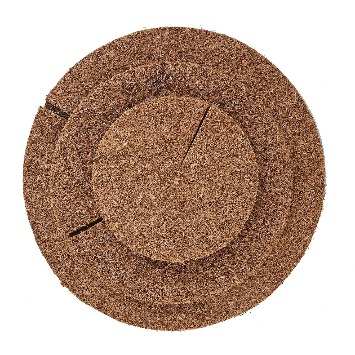 6 Natural Coconut Coir Reduce Weeds Bio Degradable Plant Protectors