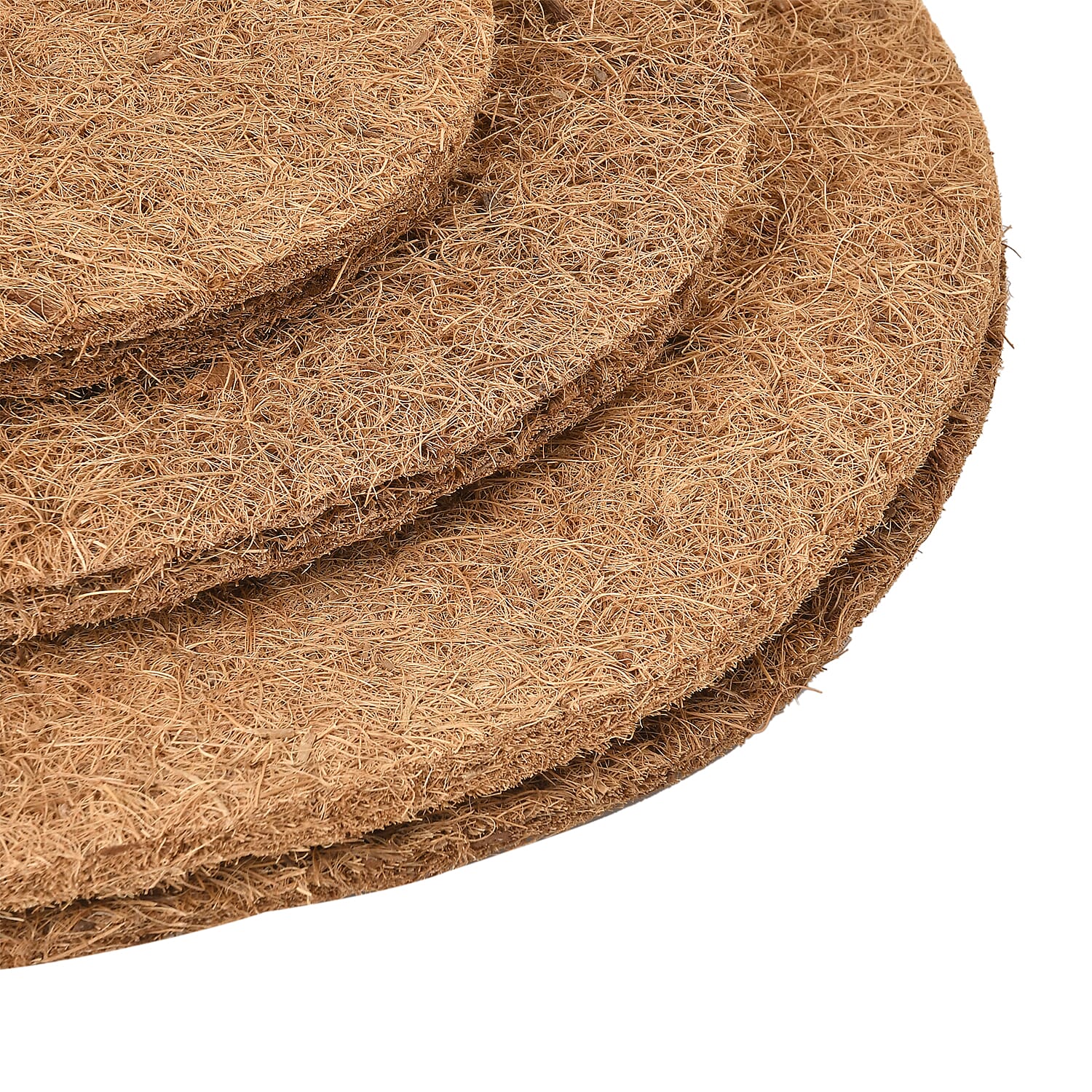 6 Natural Coconut Coir Reduce Weeds Bio Degradable Plant Protectors