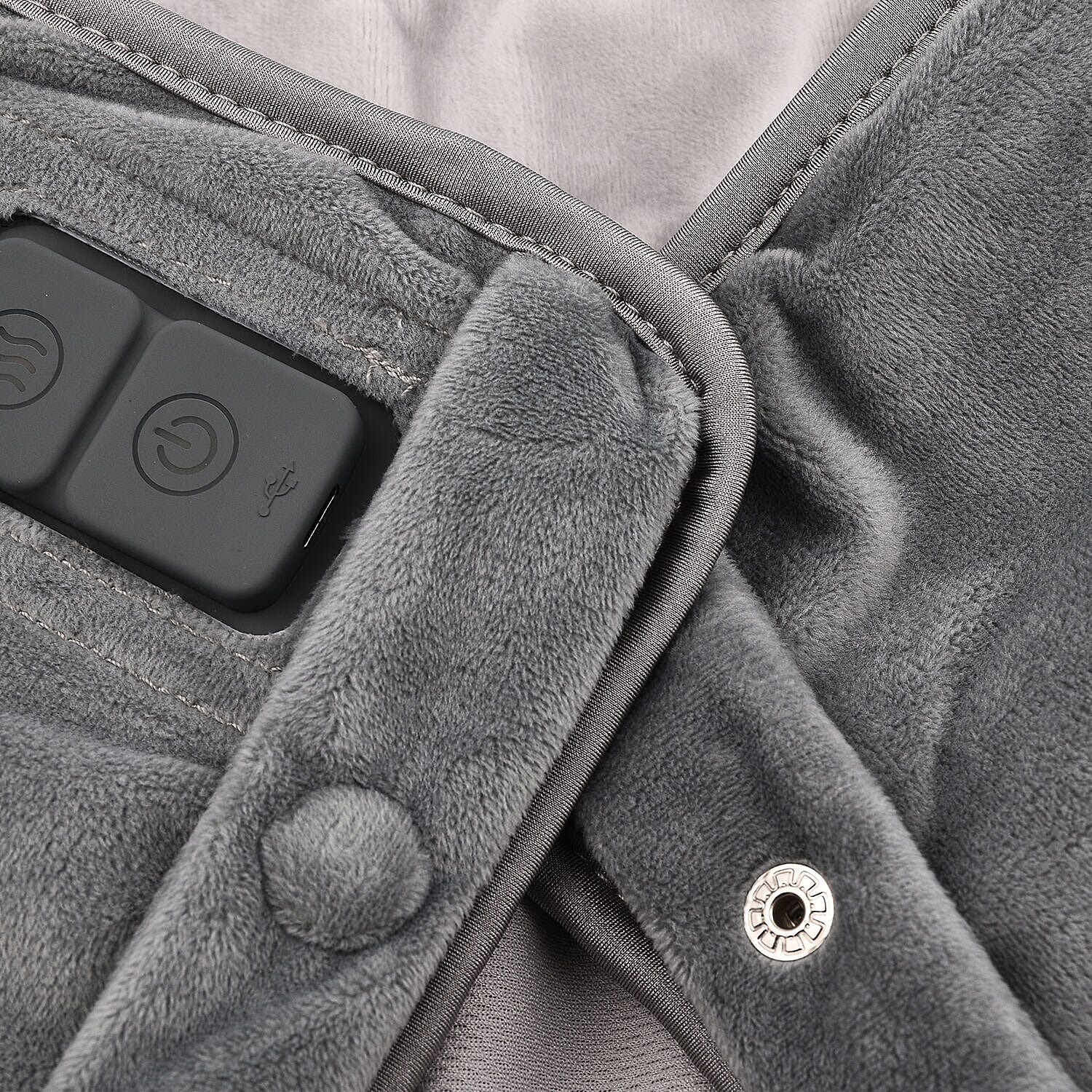 Closeout Deal - Alljoy USB Powered Heating Pad for Pain Relief - Grey