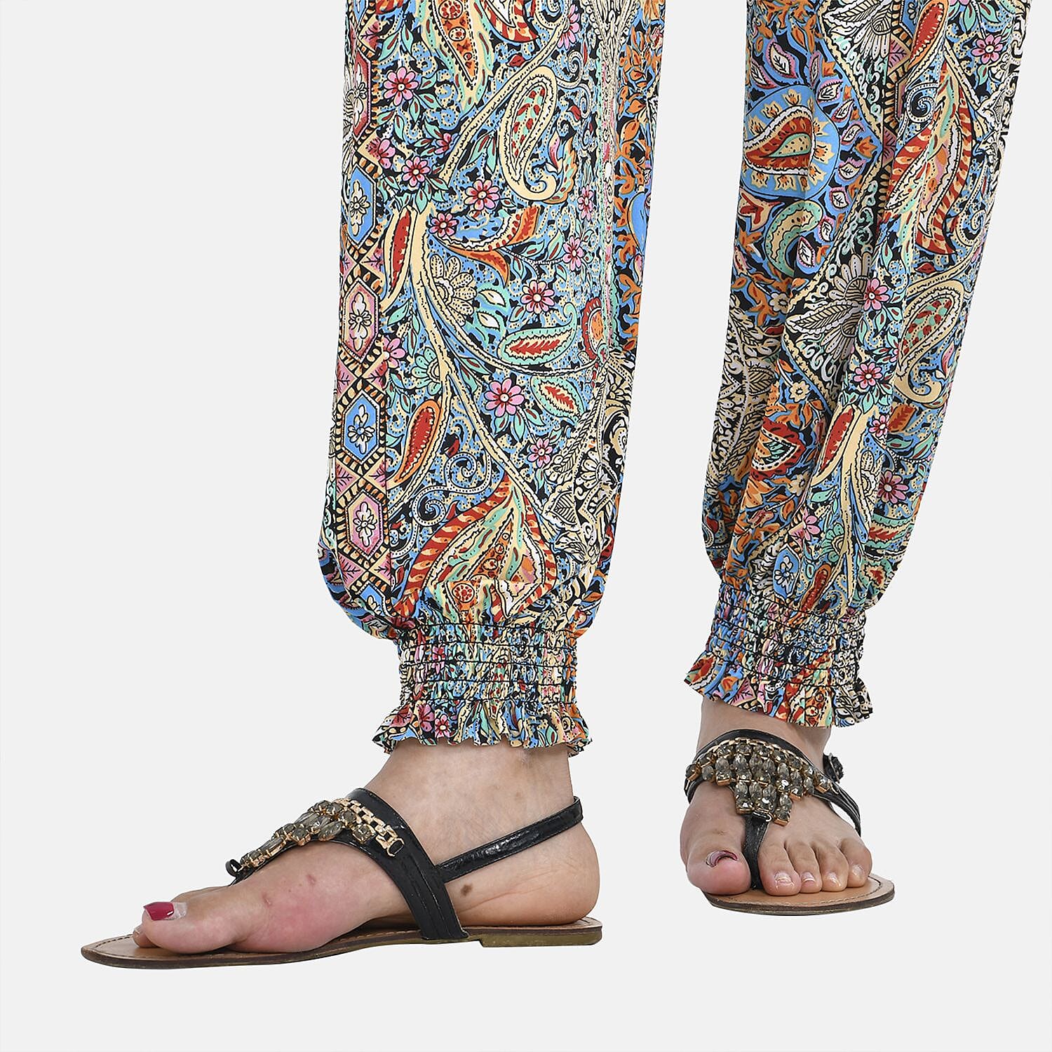 Tamsy Solid Trousers (One Size, 8-16) - Black