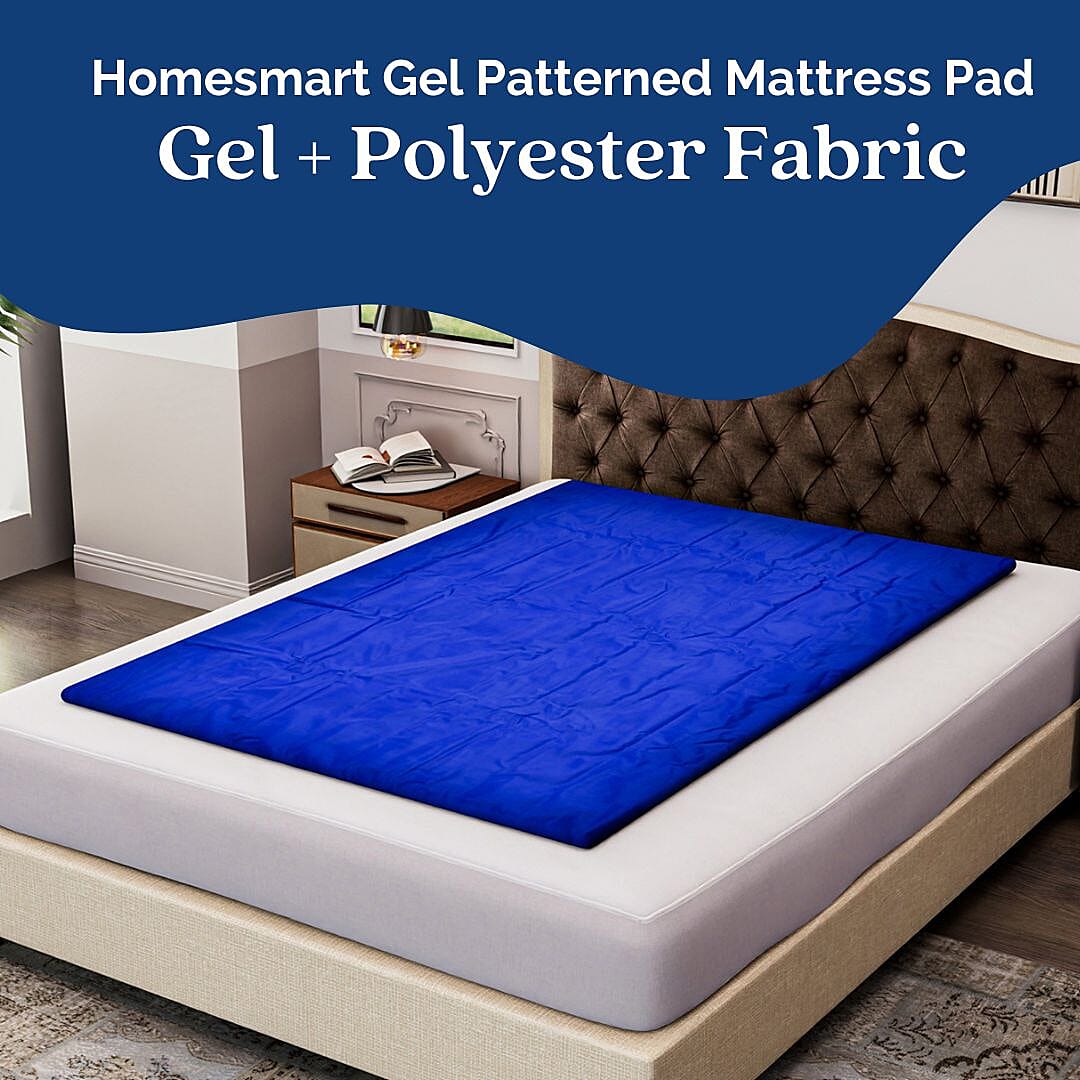Homesmart Mattress Cooling Gel Pad (Size 140x90 cm) - Blue