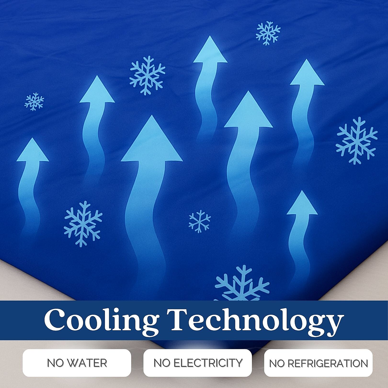 Homesmart Mattress Cooling Gel Pad (Size 140x90 cm) - Blue