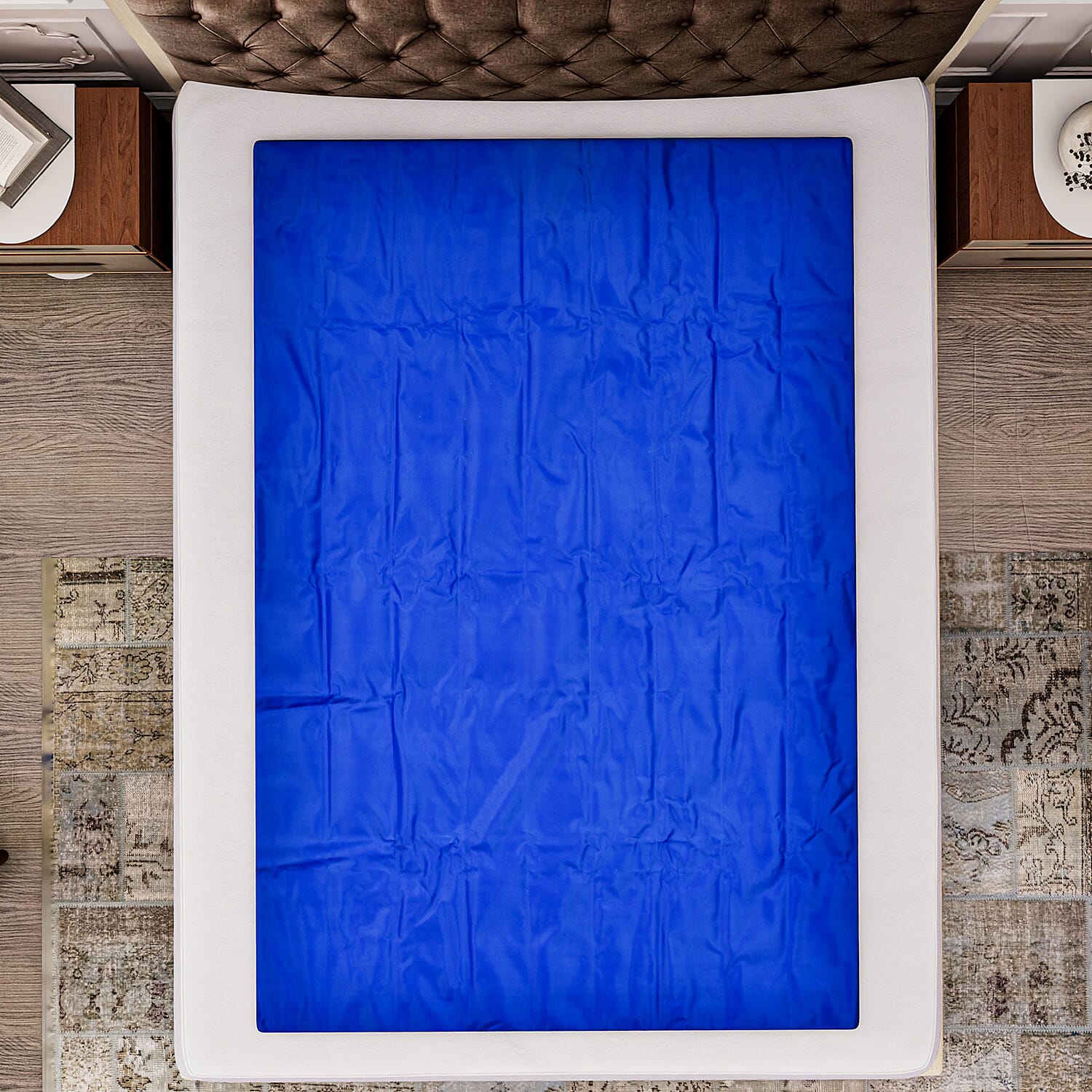 Homesmart Mattress Cooling Gel Pad (Size 140x90 cm) - Blue