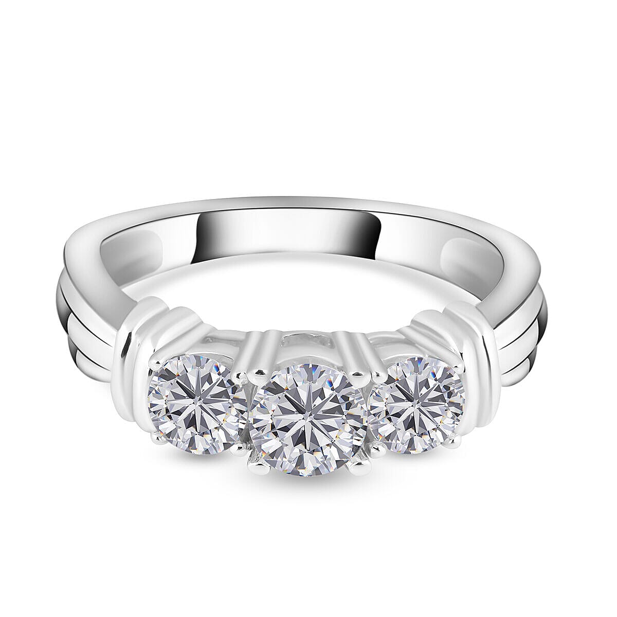 NY Close Out- 14K White Gold (I1-I2-G-H) Diamond Ring 1.00 Ct.