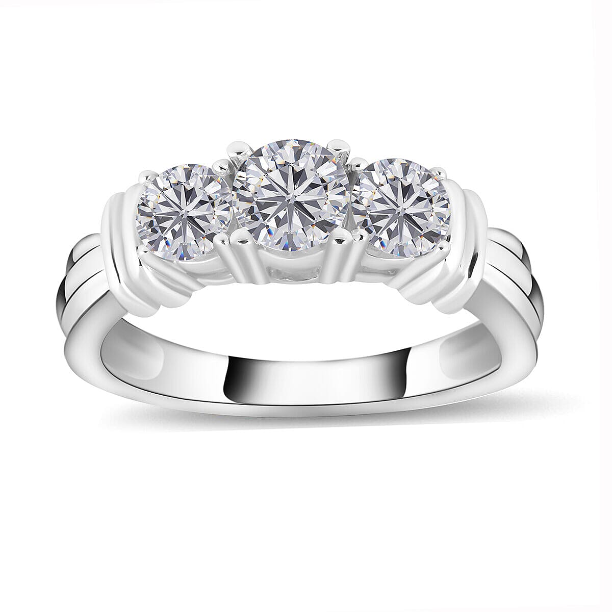 NY Close Out- 14K White Gold (I1-I2-G-H) Diamond Ring 1.00 Ct.