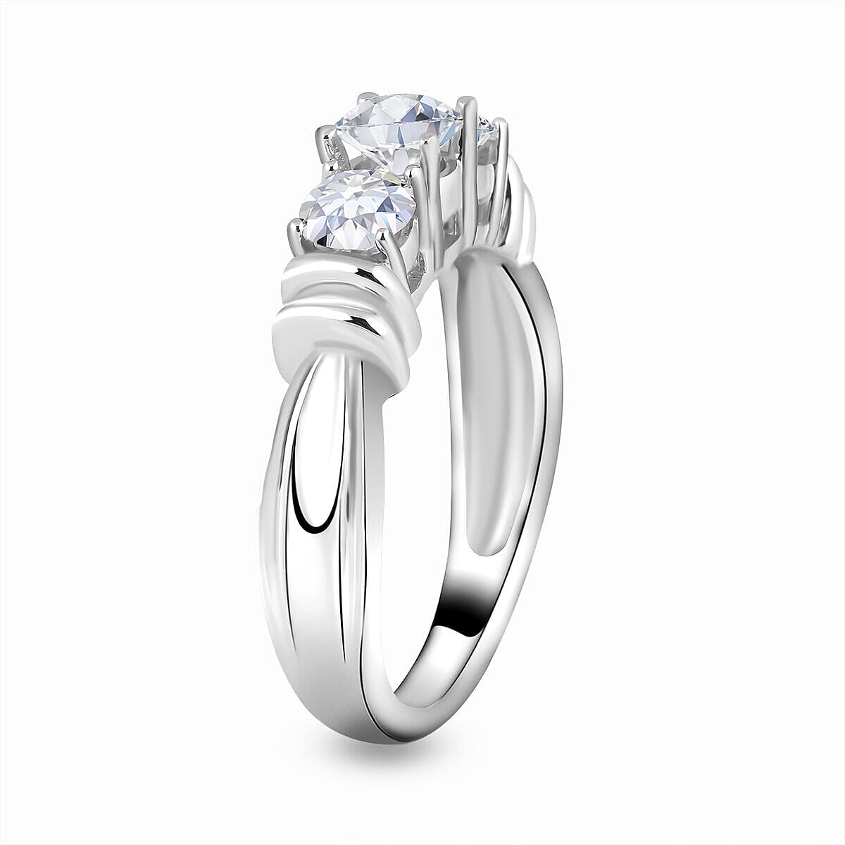 NY Close Out- 14K White Gold (I1-I2-G-H) Diamond Ring 1.00 Ct.
