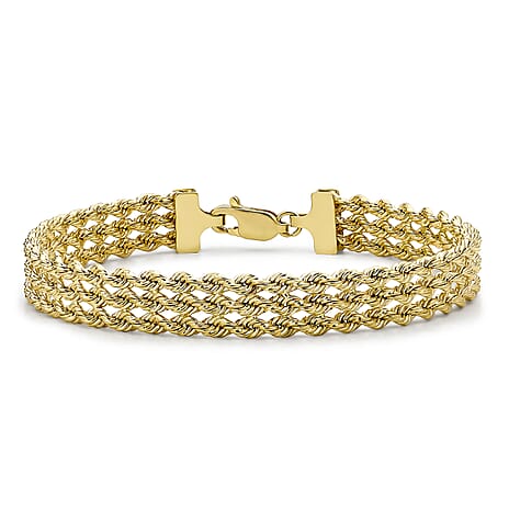 9K Yellow Gold  Bracelet (Size - 7),  Gold Wt. 5.5 Gms