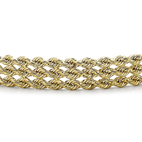 9K Yellow Gold  Bracelet (Size - 7),  Gold Wt. 5.5 Gms