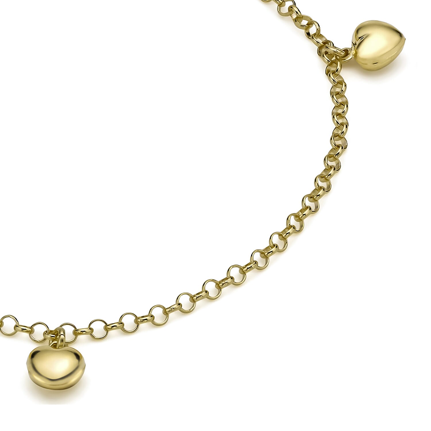 9K Yellow Gold  Bracelet (Size - 7),  Gold Wt. 1.5 Gms