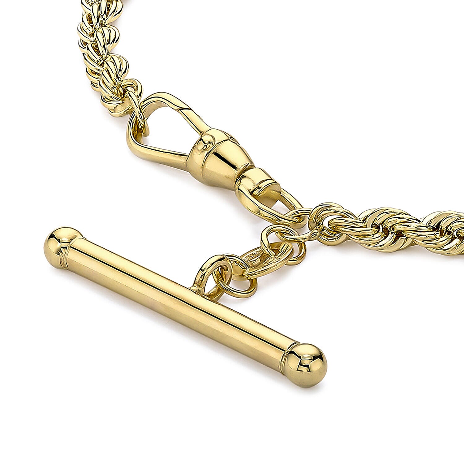 9K Yellow Gold  Bracelet (Size - 7.5),  Gold Wt. 3.3 Gms