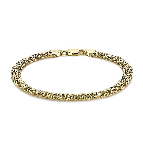 9K Yellow Gold  Bracelet (Size - 7.5),  Gold Wt. 7.1 Gms