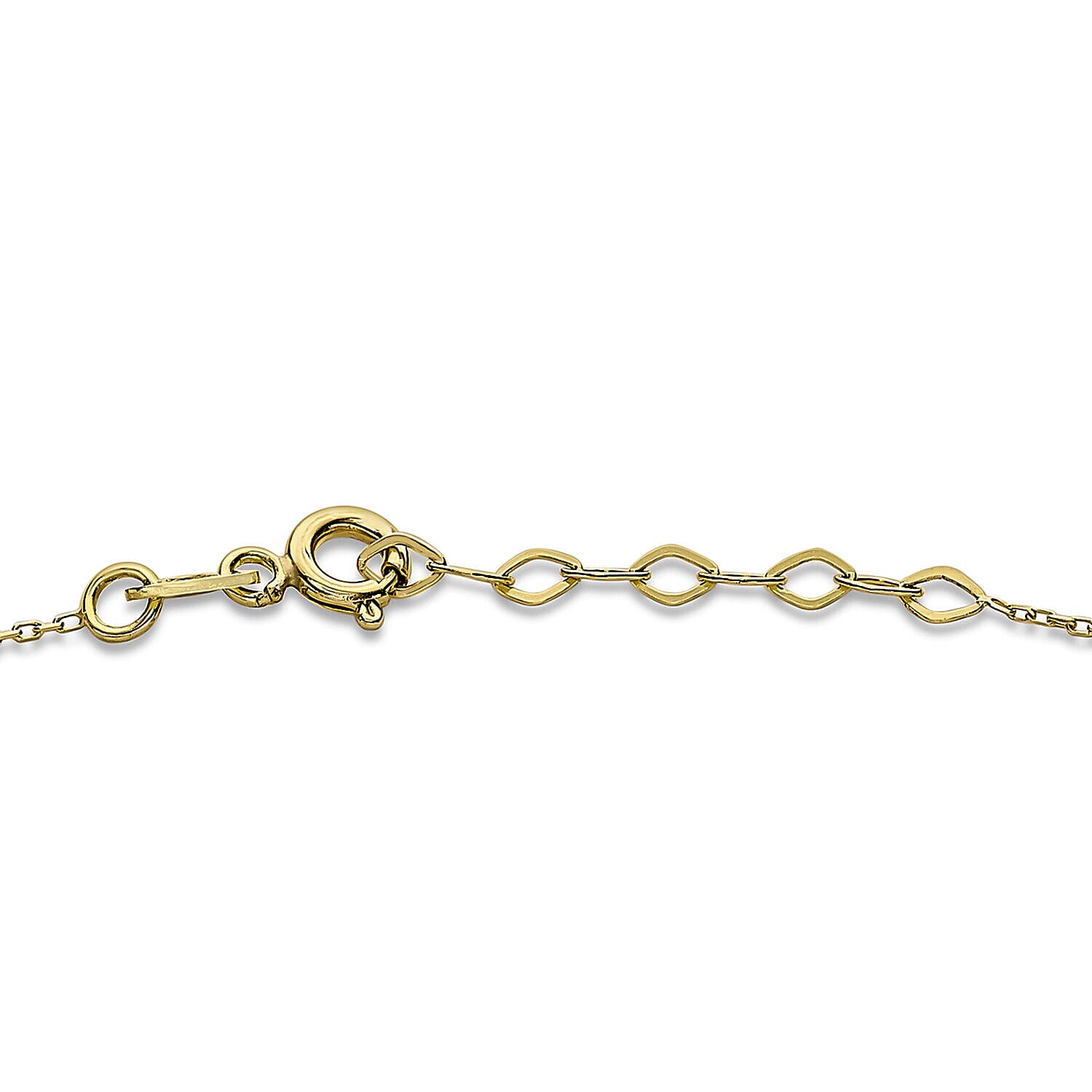 9K Yellow Gold  Anklet,  Gold Wt. 0.84 Gms