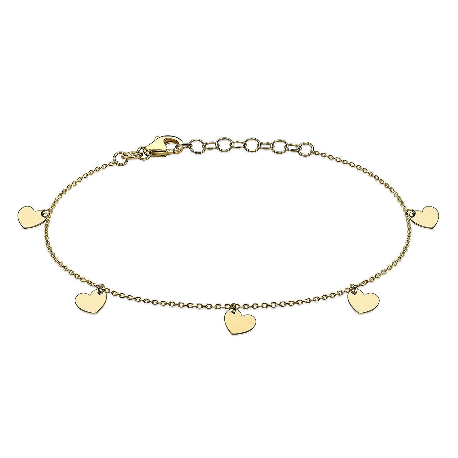 9K Yellow Gold  Bracelet (Size - 7),  Gold Wt. 1.5 Gms