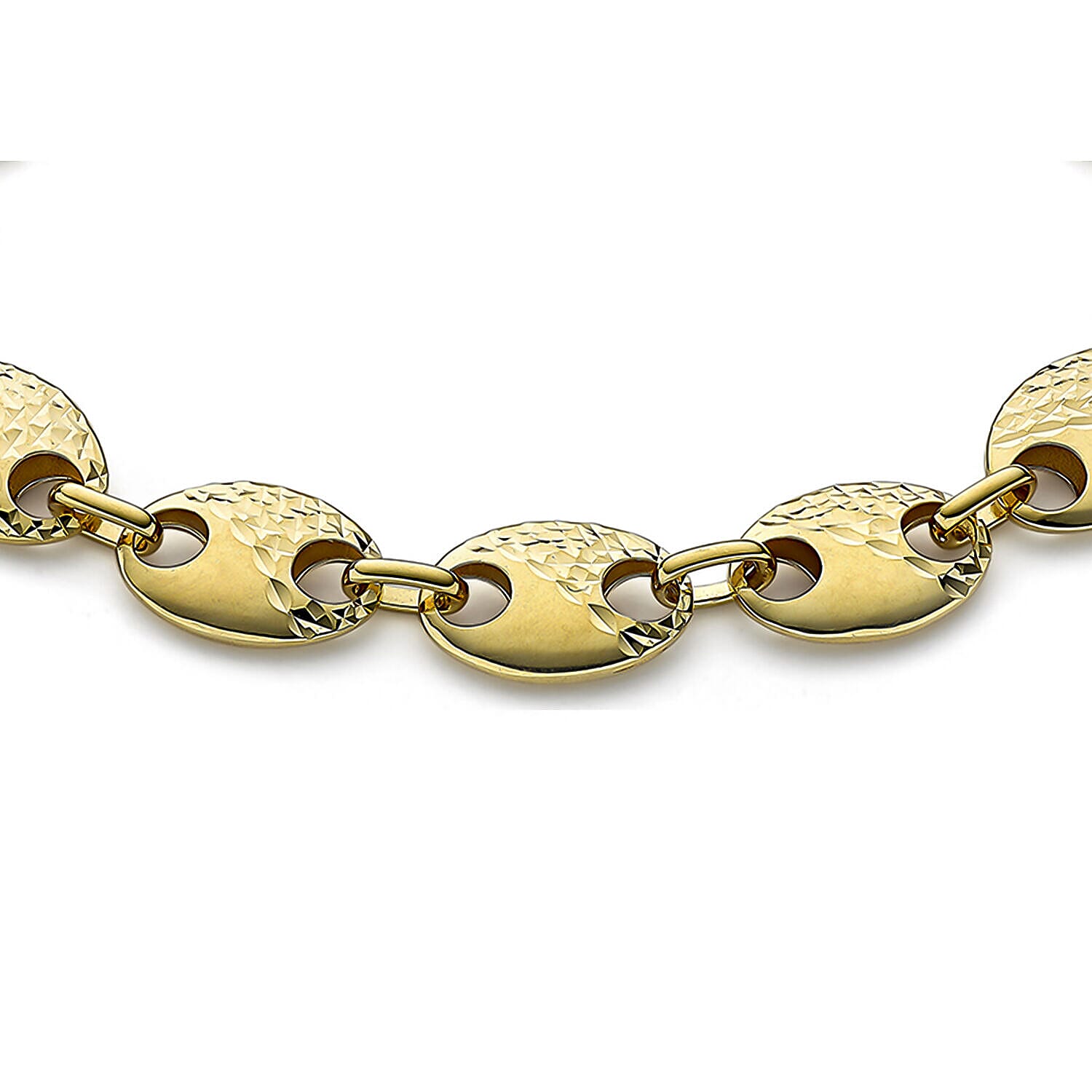 9K Yellow Gold  Bracelet (Size - 7.5),  Gold Wt. 5.5 Gms