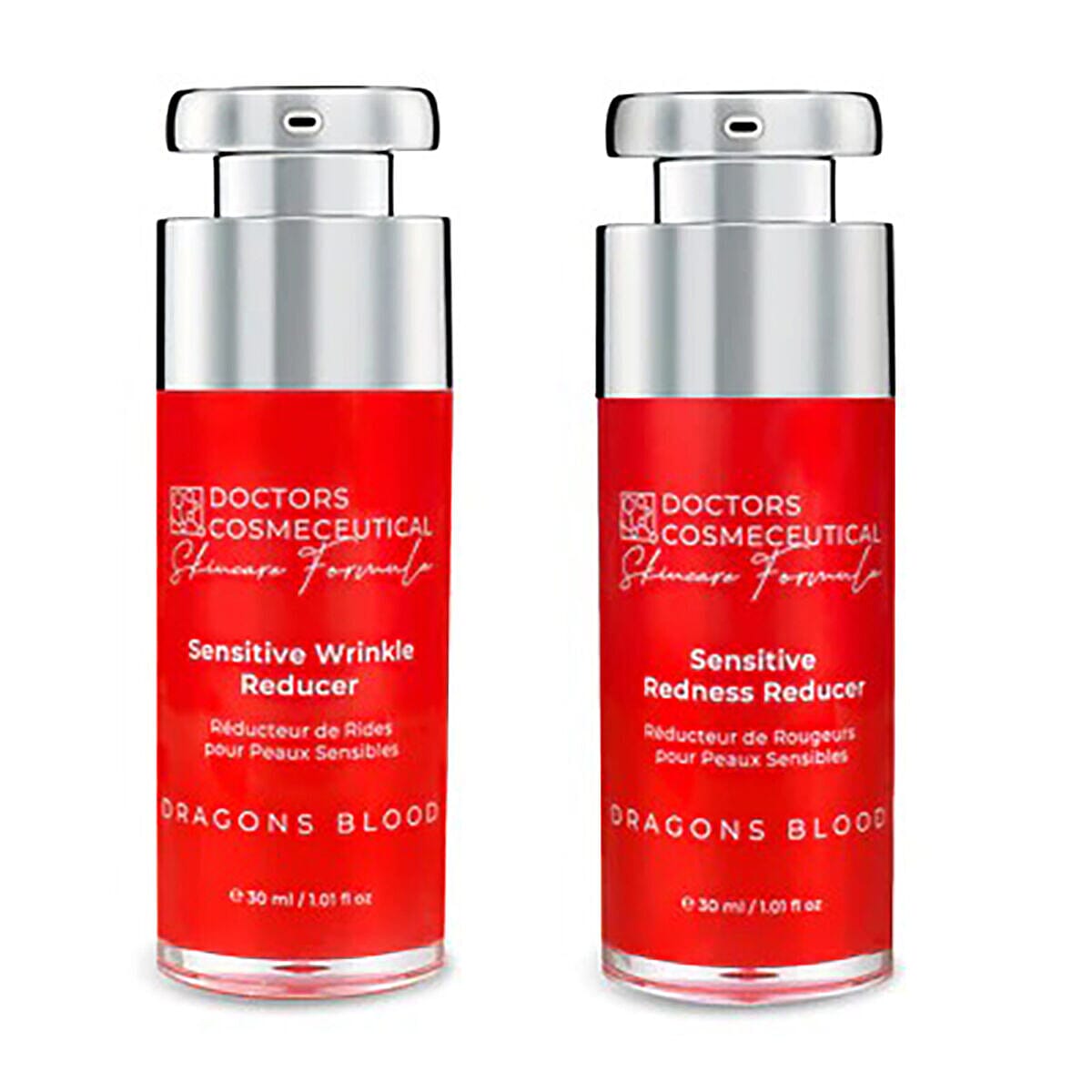 Doctors Formula Dragons Blood Redness Reducer and Wrinkle Reducer Serums Duo