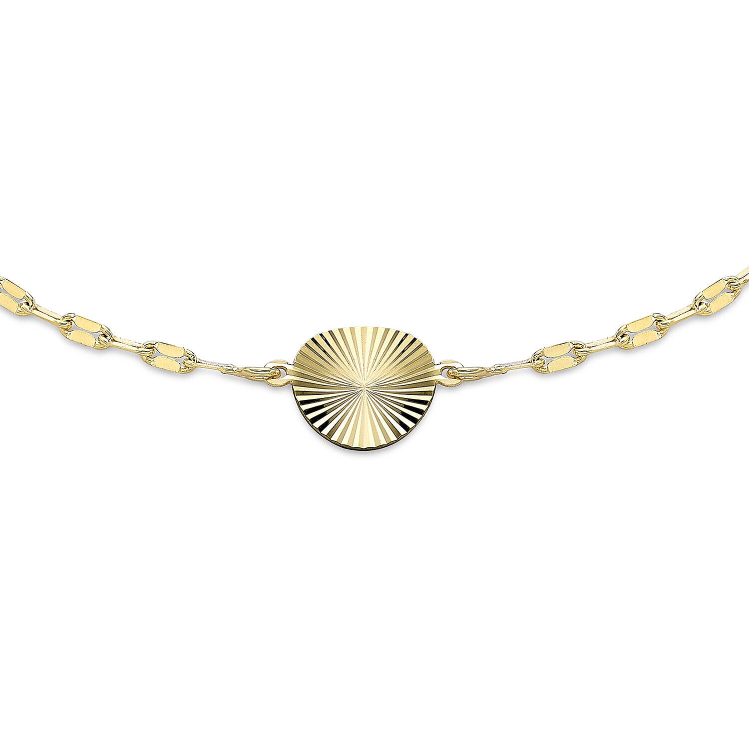 9K Yellow Gold  Bracelet (Size - 7),  Gold Wt. 1.6 Gms