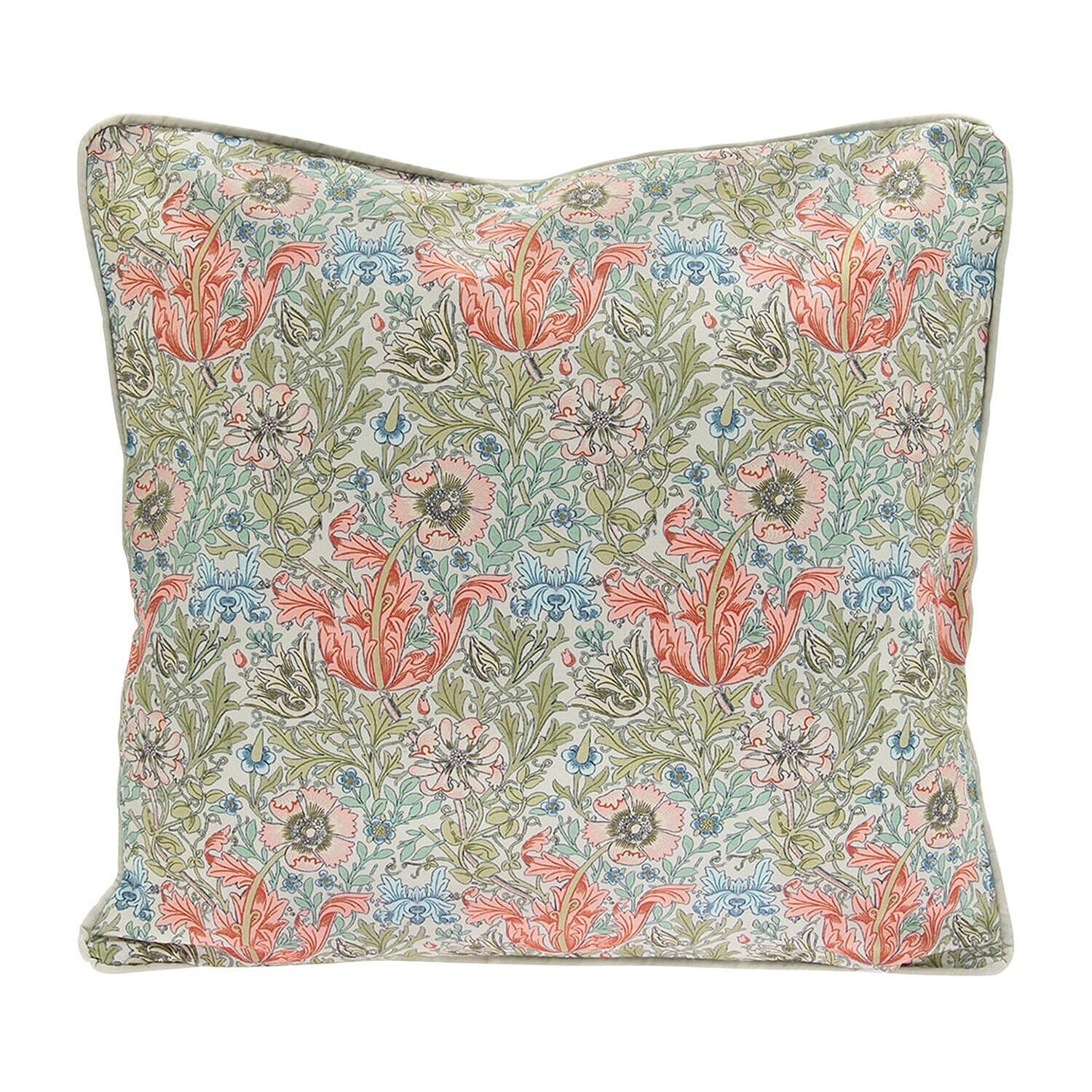 100% Cotton William Morris Archive Printed Compton Cushion (Size 43 Cm)