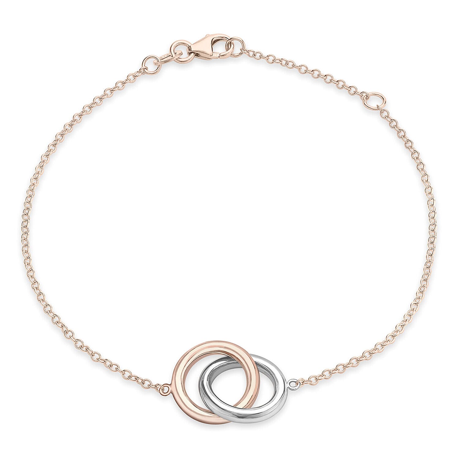 9K Rose Gold  Bracelet (Size - 7.5),  Gold Wt. 1.5 Gms