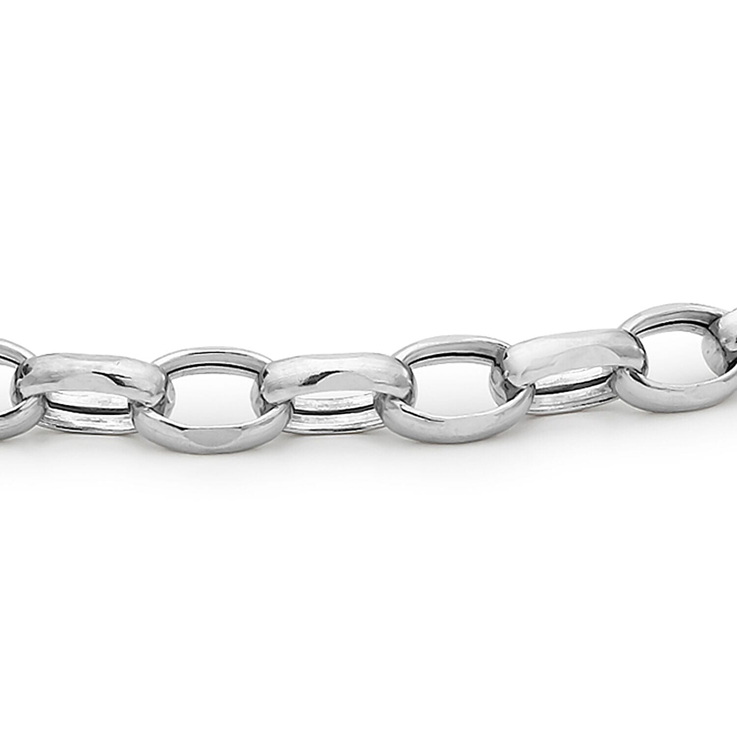 9K White Gold  Bracelet (Size - 7.5),  Gold Wt. 1.4 Gms