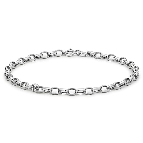 9K White Gold  Anklet,  Gold Wt. 1.9 Gms