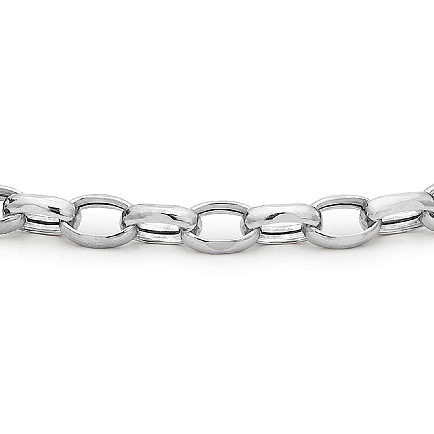 9K White Gold  Anklet,  Gold Wt. 1.9 Gms
