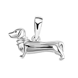 Platinum Overlay Sterling Silver Pendant