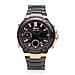 Case allloy case Multifunctional key Movement AL35/Japan Movement electronic Movement Brand GENOA Plated PNP rose gold black plating Dial black multifunctional literal LED rose gold scale