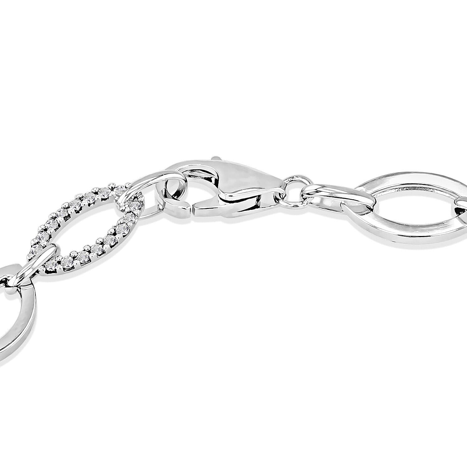 9K White Gold  Bracelet (Size - 7.5),  Gold Wt. 6.9 Gms