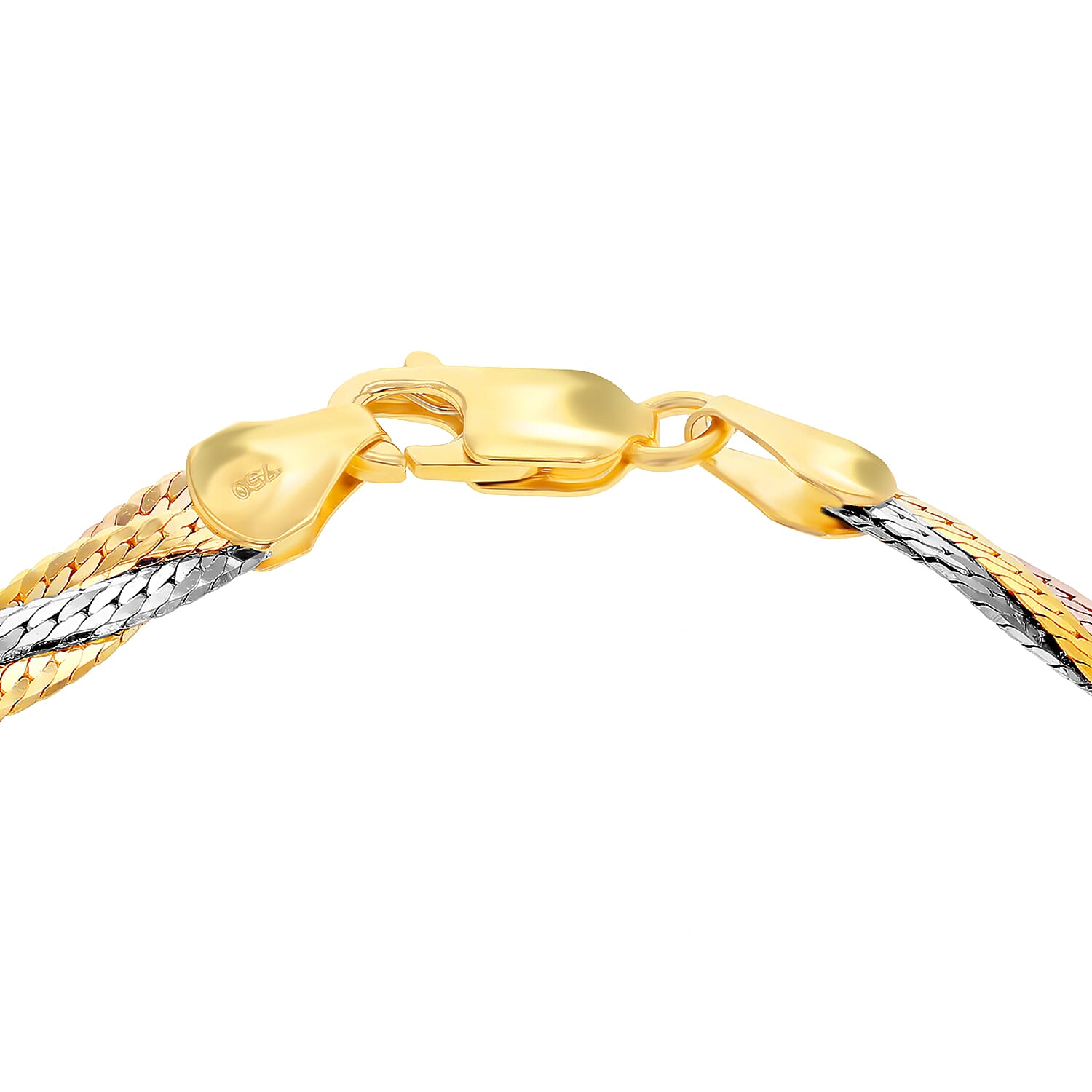 18K Rose Gold  Bracelet (Size - 7.5),  Gold Wt. 6.5 Gms
