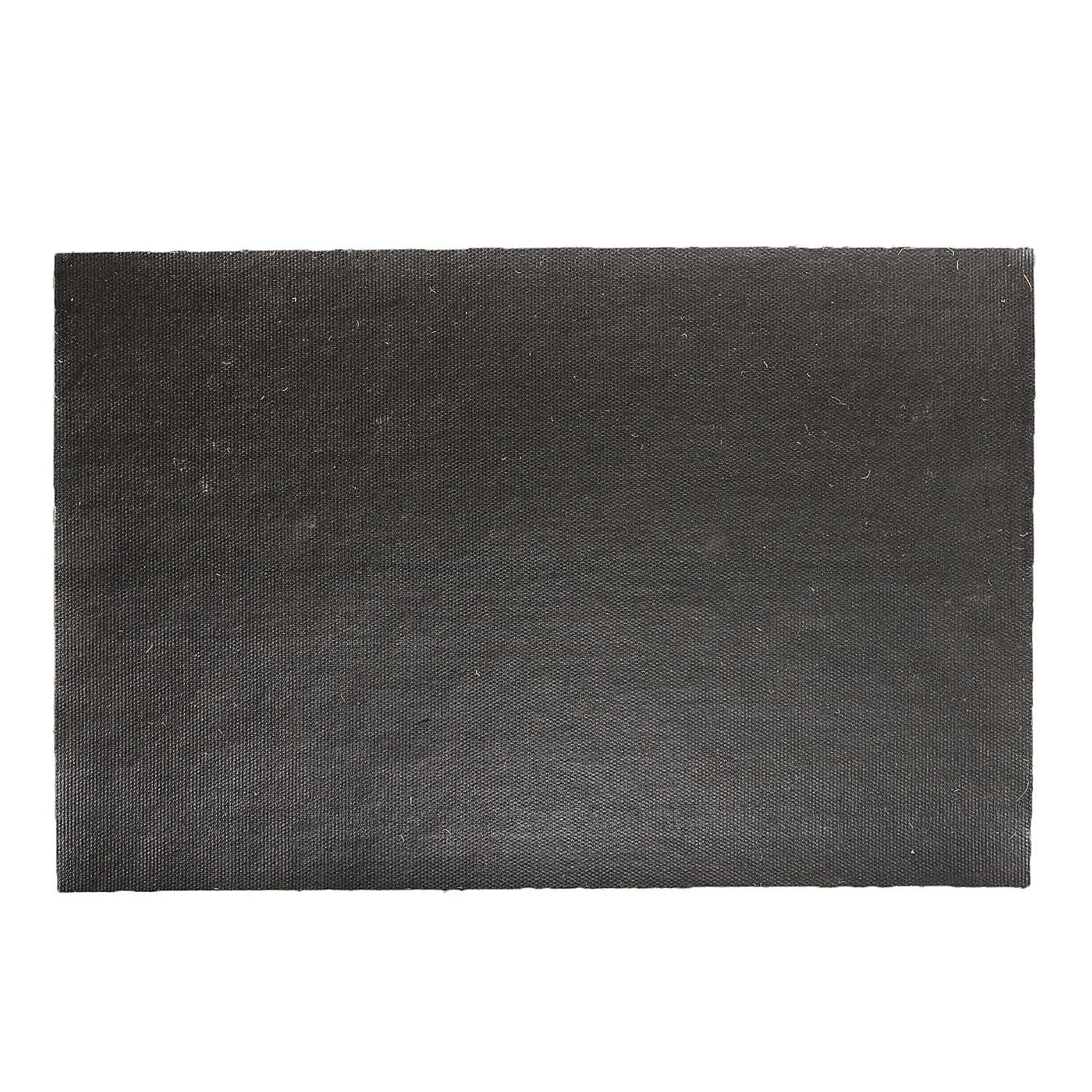 PVC Backed Coir Leaf Printed Rug and Door Mat (Size 60x40 cm) - Multi