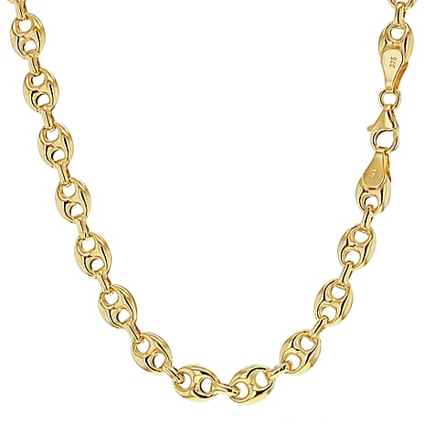 9K Yellow Gold Small Gucci Chain With Lobster Clasp (Size - 18),  Gold Wt. 10.5 Gms