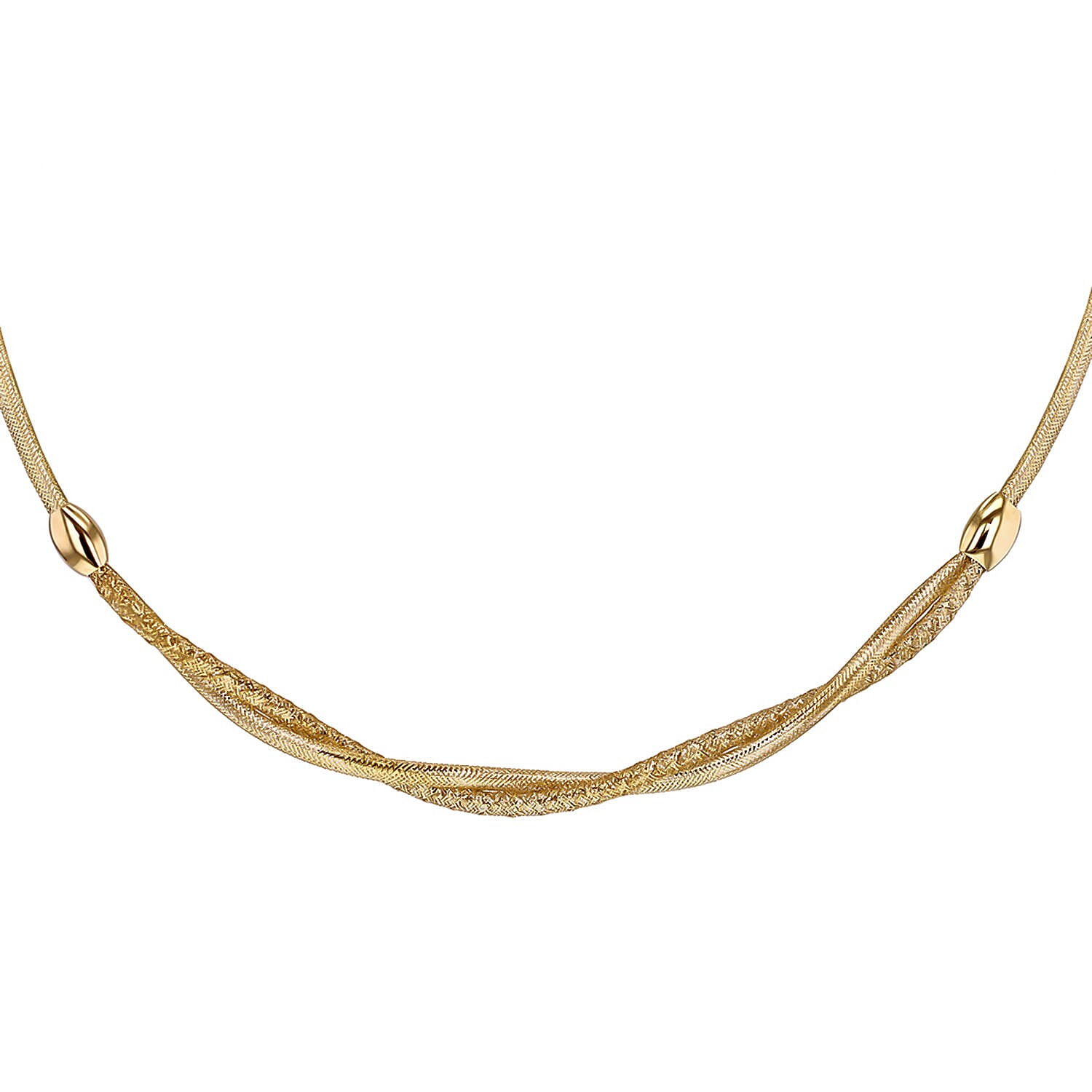 9K Yellow Gold  Chain (Size - 18),  Gold Wt. 3.9 Gms