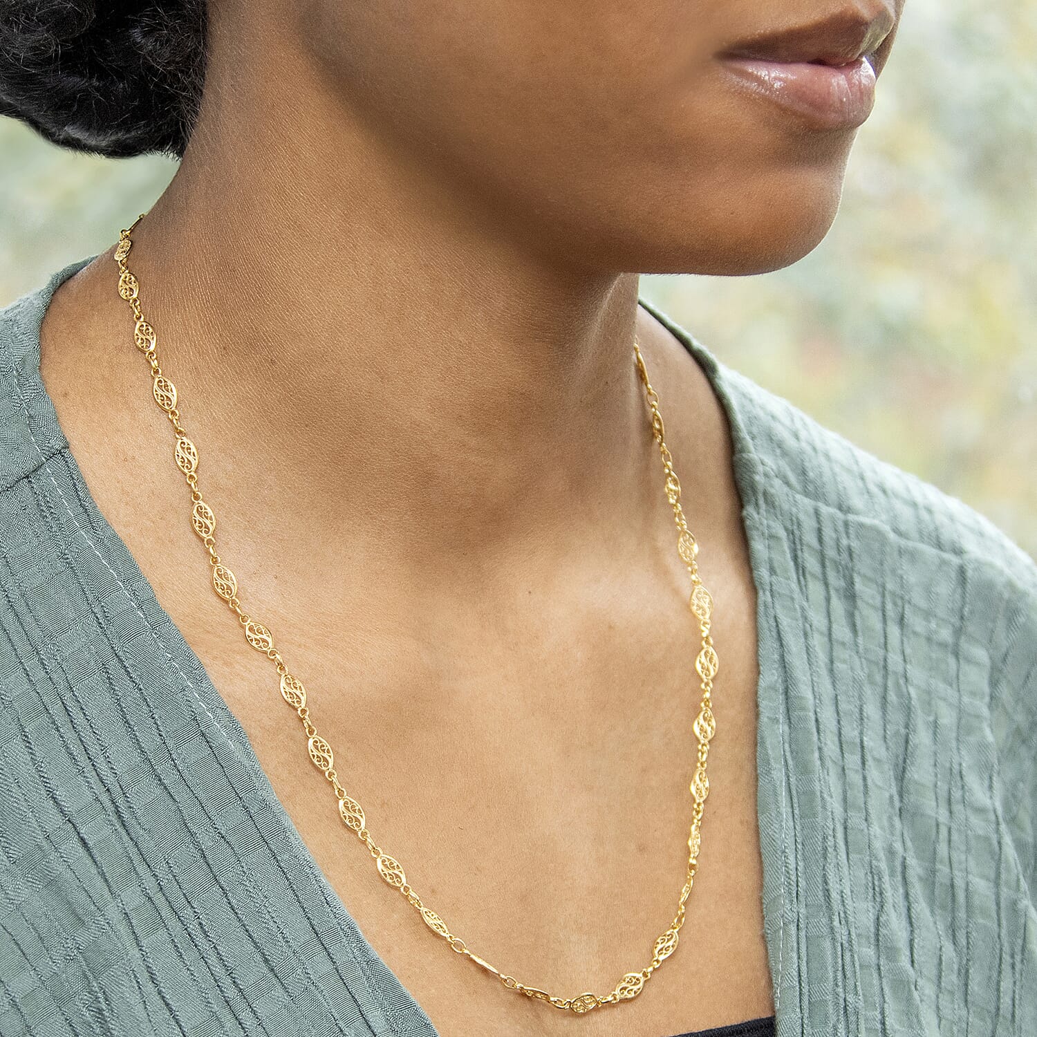 9K Yellow Gold  Chain (Size - 22),  Gold Wt. 8 Gms